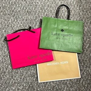 Michael Kors & Kate Spade shopping bags